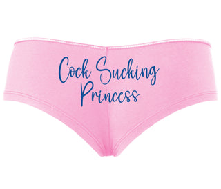 Cock Sucking Princess - Pink Boyshort