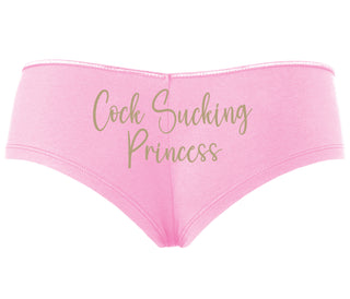 Cock Sucking Princess - Pink Boyshort