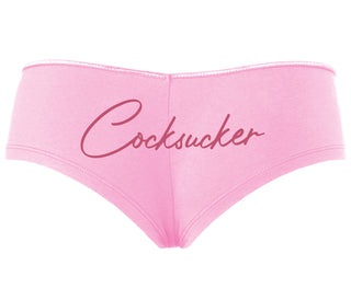Cock Sucker - Pink Boyshort