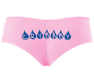 Crybaby Tear Design - Pink Boyshort