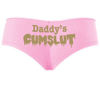 Daddy's Cumslut - Pink Boyshort
