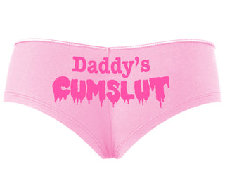 Daddy's Cumslut - Pink Boyshort