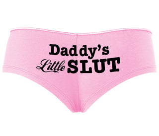 Daddys Little Slut - Pink Boyshort