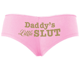Daddys Little Slut - Pink Boyshort