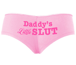 Daddys Little Slut - Pink Boyshort