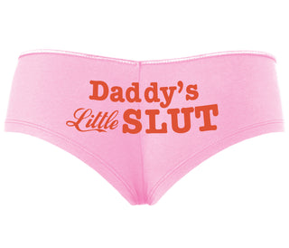 Daddys Little Slut - Pink Boyshort