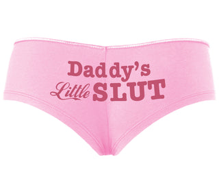 Daddys Little Slut - Pink Boyshort