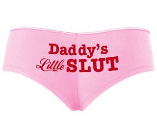 Daddys Little Slut - Pink Boyshort