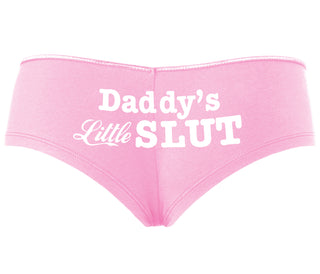 Daddys Little Slut - Pink Boyshort