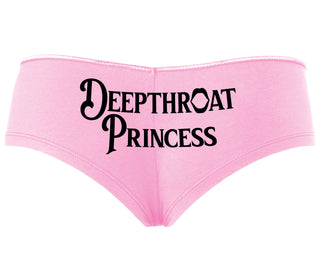 Deepthroat Princess - Deep Throat Specialist - Pink Boyshort