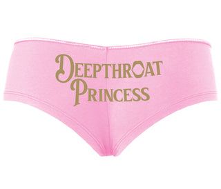 Deepthroat Princess - Deep Throat Specialist - Pink Boyshort