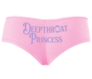 Deepthroat Princess - Deep Throat Specialist - Pink Boyshort