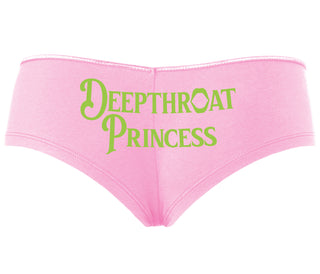 Deepthroat Princess - Deep Throat Specialist - Pink Boyshort