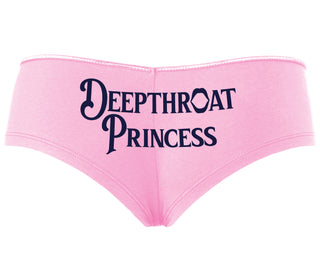Deepthroat Princess - Deep Throat Specialist - Pink Boyshort