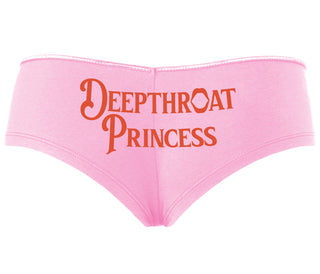 Deepthroat Princess - Deep Throat Specialist - Pink Boyshort