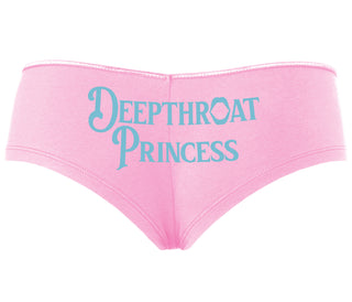 Deepthroat Princess - Deep Throat Specialist - Pink Boyshort