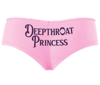 Deepthroat Princess - Deep Throat Specialist - Pink Boyshort