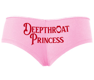 Deepthroat Princess - Deep Throat Specialist - Pink Boyshort