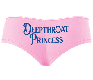 Deepthroat Princess - Deep Throat Specialist - Pink Boyshort