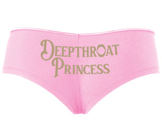Deepthroat Princess - Deep Throat Specialist - Pink Boyshort