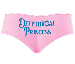 Deepthroat Princess - Deep Throat Specialist - Pink Boyshort