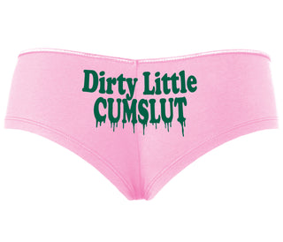 Dirty Little Cumslut - Pink Boyshort
