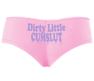 Dirty Little Cumslut - Pink Boyshort