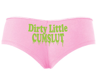 Dirty Little Cumslut - Pink Boyshort