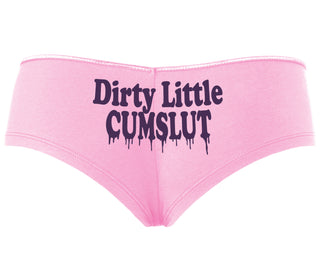 Dirty Little Cumslut - Pink Boyshort