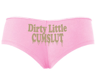 Dirty Little Cumslut - Pink Boyshort