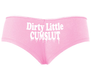 Dirty Little Cumslut - Pink Boyshort