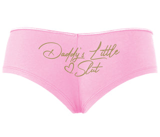 Daddy's Little Slut - Pink Boyshort