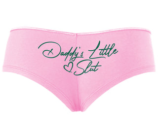 Daddy's Little Slut - Pink Boyshort