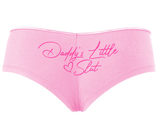 Daddy's Little Slut - Pink Boyshort