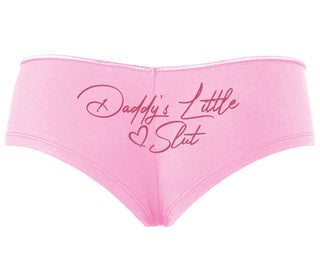 Daddy's Little Slut - Pink Boyshort