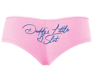 Daddy's Little Slut - Pink Boyshort