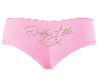 Daddy's Little Slut - Pink Boyshort