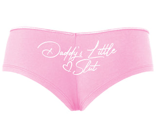 Daddy's Little Slut - Pink Boyshort