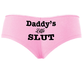 Daddy's Little Slut - Pink Boyshort