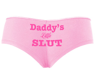 Daddy's Little Slut - Pink Boyshort