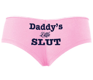 Daddy's Little Slut - Pink Boyshort
