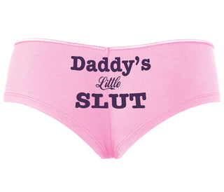 Daddy's Little Slut - Pink Boyshort