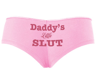 Daddy's Little Slut - Pink Boyshort