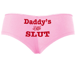 Daddy's Little Slut - Pink Boyshort