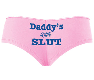 Daddy's Little Slut - Pink Boyshort