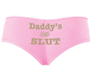 Daddy's Little Slut - Pink Boyshort