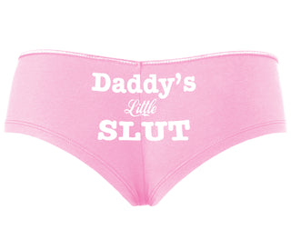 Daddy's Little Slut - Pink Boyshort