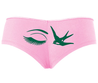 I Swallow - Eye Bird - Pink Boyshort