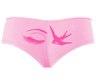 I Swallow - Eye Bird - Pink Boyshort