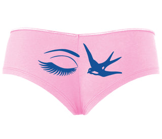 I Swallow - Eye Bird - Pink Boyshort